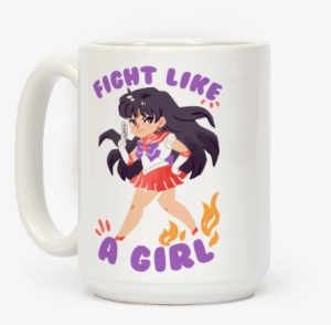 Browse Our Selection Of Sailor Mars Apparel, Mugs And - Sailor Mars Fight Like A Girl Shirt