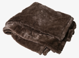 Chocolate Faux Fur Throw - Blanket