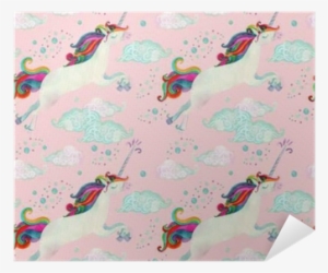 Watercolor Fairy Tale Seamless Pattern With Flying - Fairy Tale