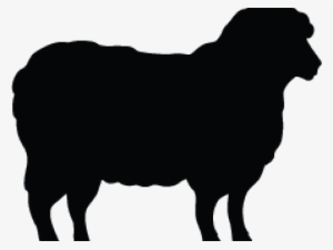 Lamb Clipart Silhouette - Sheep Silhouette