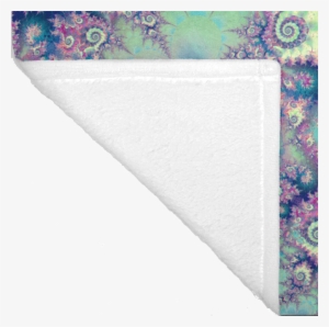 Violet Teal Sea Shells, Abstract Underwater Forest