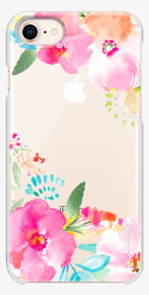 Pink Sea Tropical Watercolor Flowers Casetify - Impatiens