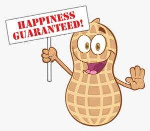 Peanut Clipart Boil - Severe Peanut Allergy Square Sticker 3" X 3"