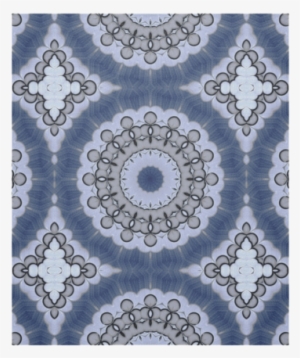 Beautiful Blues Pattern Fleece Blanket - Tapestry