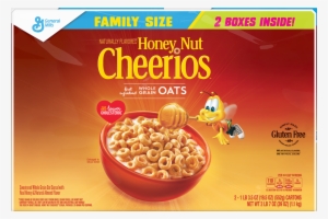 Honey Nut Cheerios Cereal Family Size - One Cup Honey Nut Cheerios
