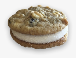 Two White Chocolate Chip And Cranberry Cookies With - Cranberry