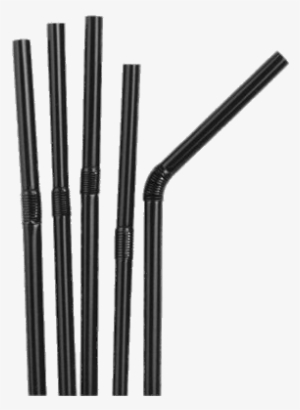 Black Bendy Straws - Straw Black