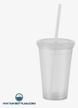 Insulated Straw Tumblers Frost - Plastic Cup With Straw Png