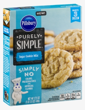 Pillsbury Purely Simple Cookie Mix, Sugar - 17.5 Oz