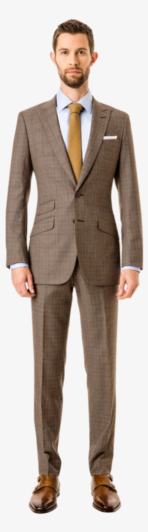 Single Breasted, Two Buttons, Notch Lapels, One Extra - Whole Body Formal Attire