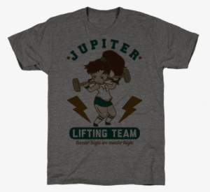 Jupiter Lifting Team Workout Parody Mens T-shirt - Thunder Thighs Baby Shirt
