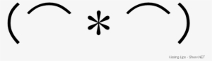 Kissing Lips Inverted - Emoticon