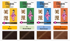 ・4 Colors Available - Bigen 58 - Black Brown (pack Of 3)