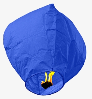 Fireworks Video Of Sky Lantern Dark Blue - Flying Sky Lantern Png