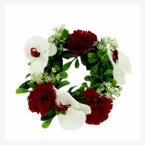 Red & Ivory - Wreath