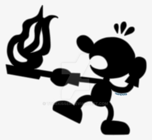 2 Smash Bros Roster Project Mr Game And Watch By Togekisser-d8fxeza - Super Smash Bros Mr Game And Watch Png