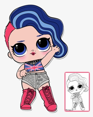 Series 3 Cheeky Babe Coloring Page - Cheeky Babe Lol Doll