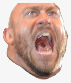 Ryback Looks Hungry - Randy Orton Face Transparent