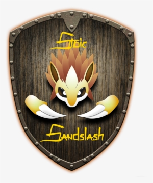 Stoic Sandslash - Wooden Shield Png