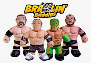 Wwe Brawlin' Buddies - Mattel Wwe Brawlin' Buddies Plush Figure - Rey Mysterio