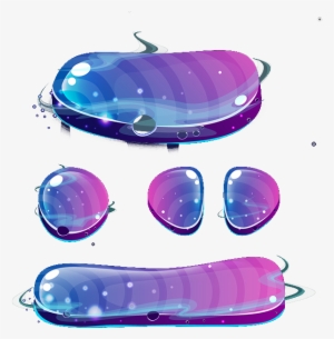 Gradient Button Png Image With Transparent Background - Reflection