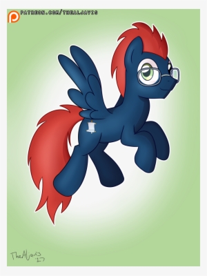 Thealjavis, Glasses, Gradient Background, Male, Oc, - Cartoon
