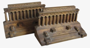 C1920s Bradley & Hubbard Lincoln Memorial Bookends - Lincoln Memorial