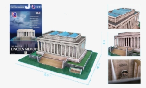 3d Jigsaw Puzzle - Lincoln Memorial 3d Puzzle