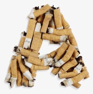 "cigarette Butt" Font By Handmadefont - Letter