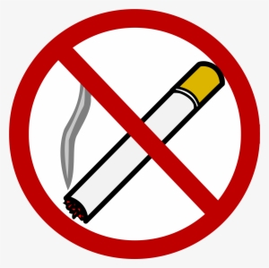 Cigarette Clipart - Simbolo De No Fumar