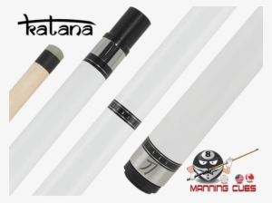 Katana Break Cue With Black Ferrule G10 Tip - Katana Katc02 2x2 Black Cue Case