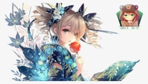 Resultado De Imagem Para Anime Flower Girl - Anime Flower Girl Render