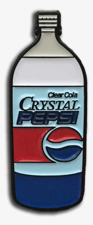 Crystal Pepsi Pin - Water Bottle