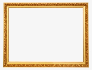 Gustav Klimt Painting - Golden Photo Frame Png