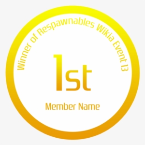 Resp Wiki Badge Medal Gold - Circle