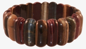 Multi-colored Tiger Eye Stretchy Bracelet - Bracelet