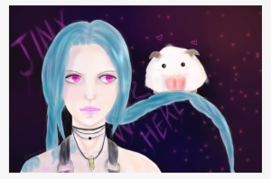 Jinx And Poro - Cartoon