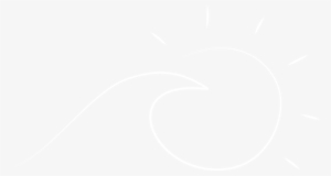 Sun & Surf Outline - Oxford University Logo White