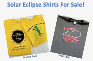 The City Of Nortonville Has These Solar Eclipse Shirts - Alien Peace Sign