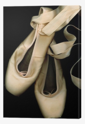 Worn Pointe Ballet Shoes