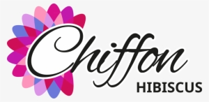 Hibiscus Syriacus Starburst Chiffon Eu - Girl With Fashion Boutique Illustration Vector 06