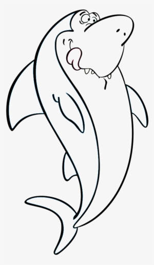 Jabberjaw The Shark Blue Coloring Page Full In Png - Drawing