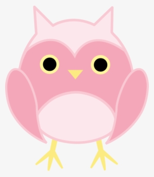 Pink Owl Cartoon - Pink Png Owl
