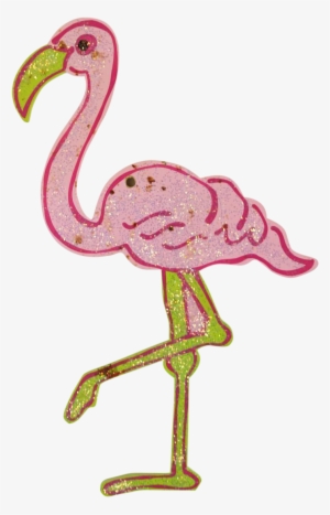 Wood Pink Flamingo Sparkles Ornament On Chairish - Greater Flamingo