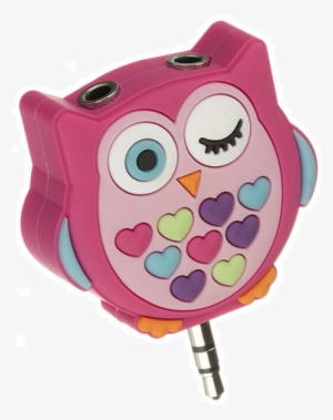 My Doodles Children's Charcter - My Doodles Splitter 3.5 Mm Owl Pink