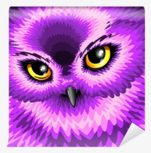 Pink Owl Eyes Throw Blanket