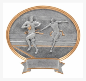 Flag Football Legend Oval Resin Award R293 - Flag Football Legend Resin