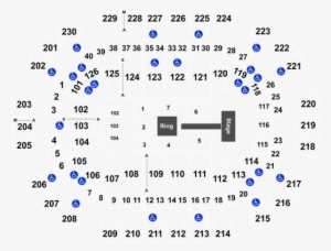 Save Mart Center Seating Row K