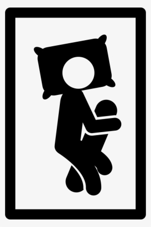 Man Lying On A Single Bed From Top View Comments - Icon