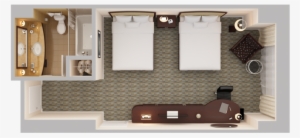 Double Queen Deluxe Guestroom - Deluxe Room Top View